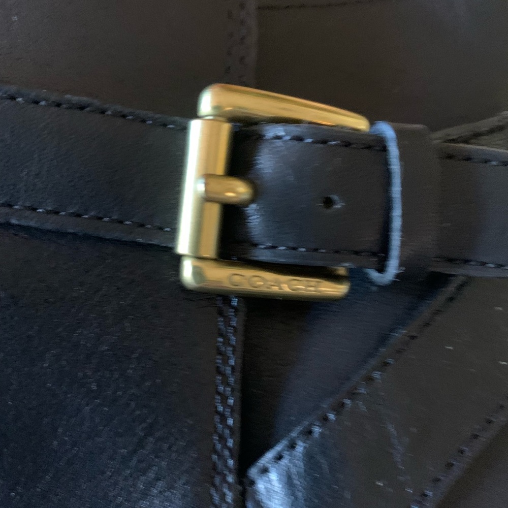 COACH, Like New all Leather Tulah, BLACK boots. Side zips with YKK zippers. - Picture 2 of 11